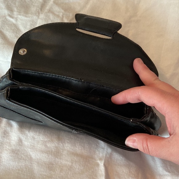 Aldo clutch - black faux leather - Picture 3 of 3